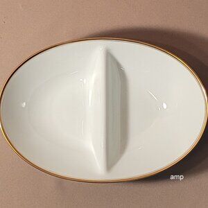 Noritake Kristin 6540 Divided Oval Vegetable Bowl (10 1/4") EXCELLENT!